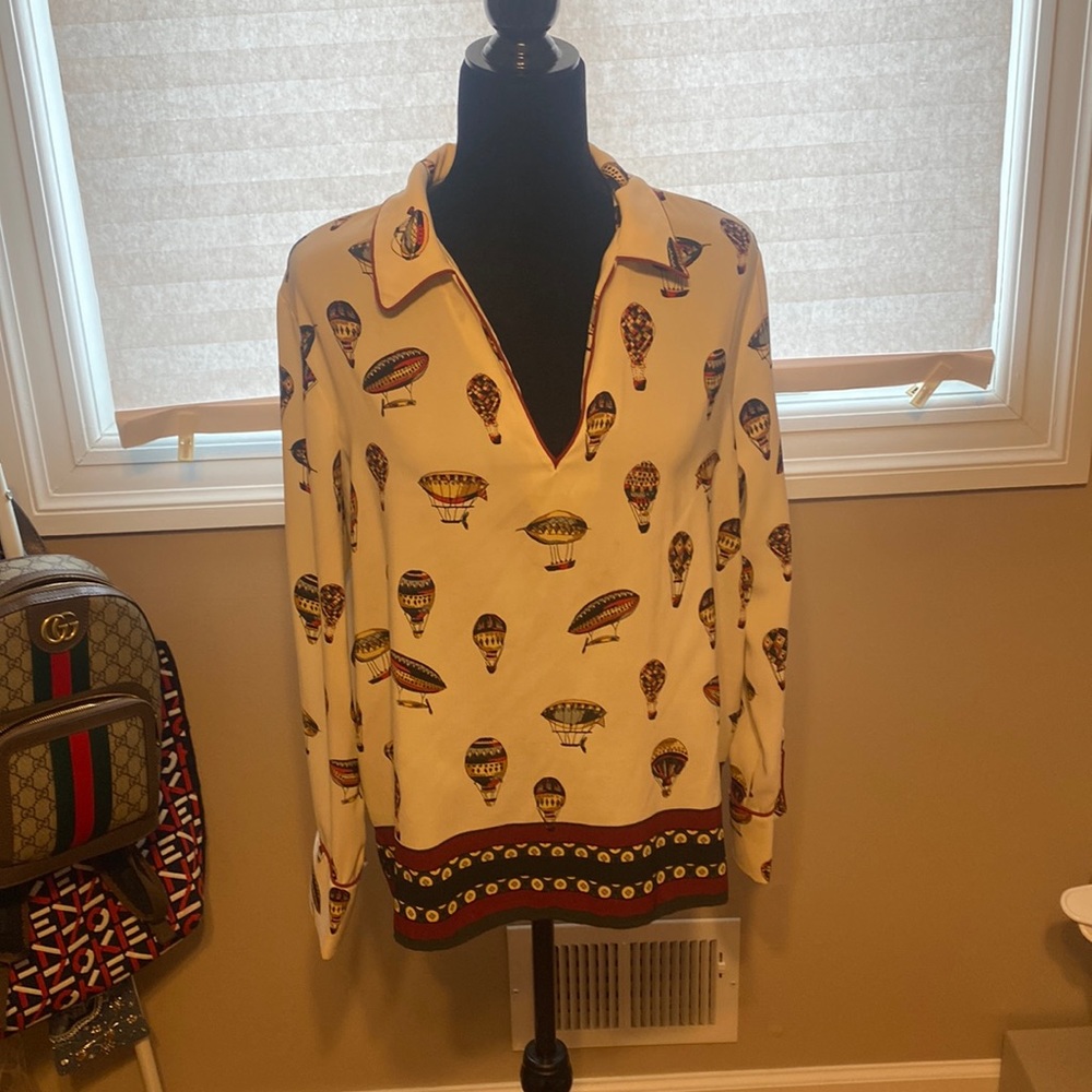 Hot Air balloon dressy blouse